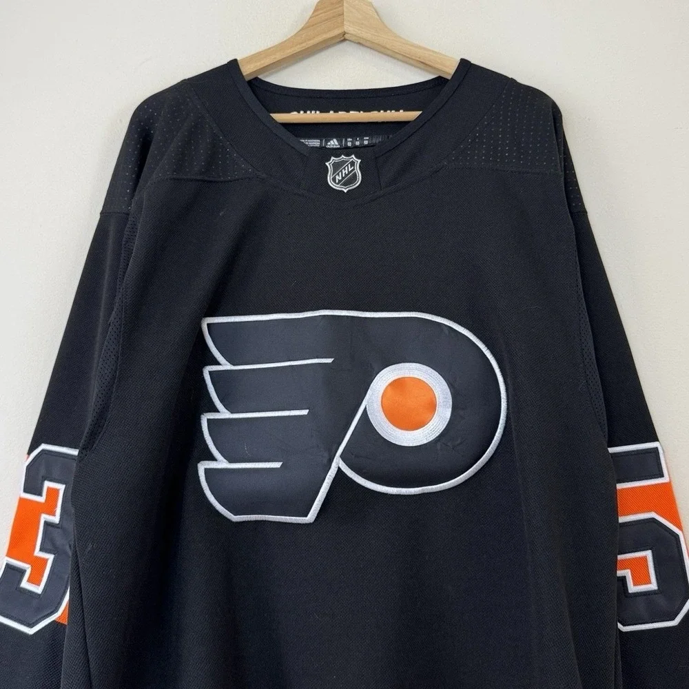 Shayne Gostisbehere Philadelphia Flyers Adidas Black NHL Hockey Jersey - Size 50